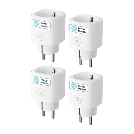 MEROSS MSS315CFH-EU Smart Plug with Energy Monitoring (Matter) (Set of 4)